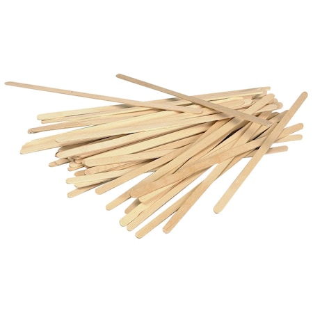 Stirrers, Natural Birchwood, 5.5 Inch, Eco-Friendly, FSC-Certified, Biodegradable & Compostable